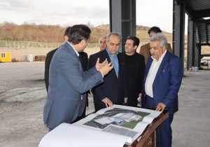 استاندار آذربایجان‌شرقی از پروژه در حال احداث بزرگ‌ترین هتل کشور بازدید کرد