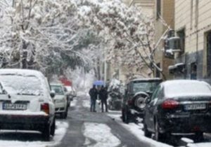برف بهاری در آذربایجان شرقی
