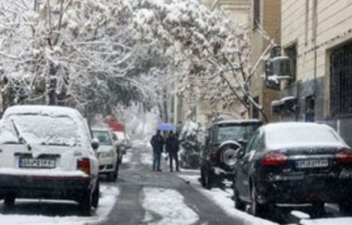 برف بهاری در آذربایجان شرقی