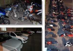 توقیف ۶۲ دستگاه وسیله نقلیه متخلف در طرح عملیاتی پلیس میانه
