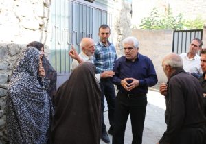 پیگیری مشکلات روستای میسن با حضور حبیب زاده نماینده مردم شریف مرند و جلفا
