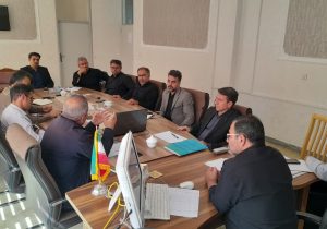 جلسه بررسی مسائل و مشکلات تغذیه مصنوعی آب‌های زیرزمینی کشکسرای و یالقوز آغاج در فرمانداری مرند