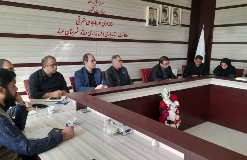 جلسه گروه کاری اشتغال شهرستان مرند با محوریت بررسی روند جذب اعتبارات مشاغل خانگی ۱۴۰۳ برگزار شد.