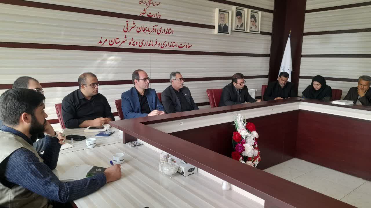 جلسه گروه کاری اشتغال شهرستان مرند با محوریت بررسی روند جذب اعتبارات مشاغل خانگی ۱۴۰۳ برگزار شد.