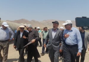 بازدید از خط لوله گذاری انتقال آب ارس به مرند، شبسترو تبریز