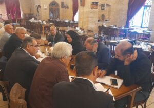 جلسه بررسی مسائل و مشکلات تأمین آب شهرها و روستاهای شهرستان مرند